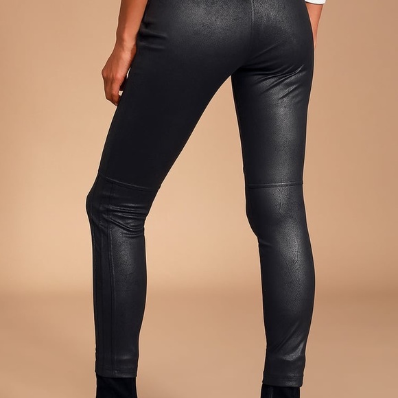 Free People Midnight Vegan Suede Leggings - Picture 4 of 15